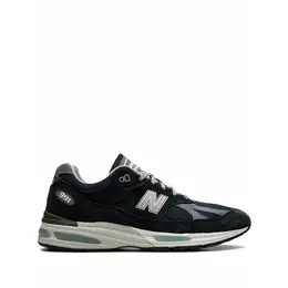 New Balance: Синие кроссовки 
