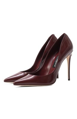 Dolce & Gabbana: Бордовые туфли  Cardinale