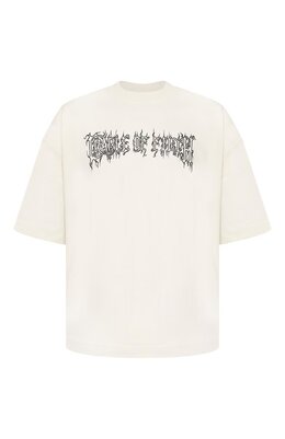 VETEMENTS: Хлопковая футболка 