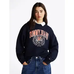 Tommy Jeans: Тёмный свитшот 