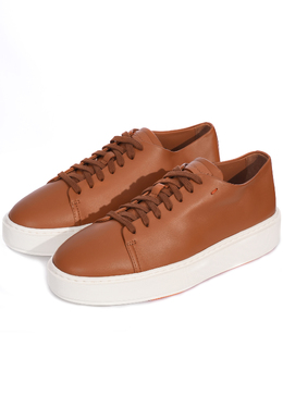 SANTONI: Коричневые кеды 