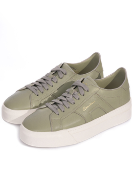 SANTONI: Зелёные кеды 