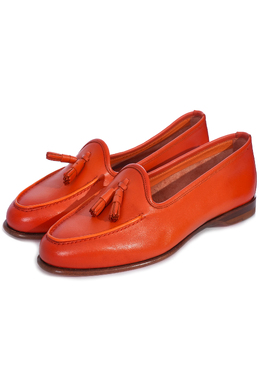 SANTONI: Оранжевые лоферы 