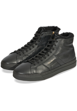 SANTONI: Чёрные кеды 