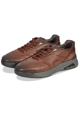SANTONI: Коричневые кроссовки 