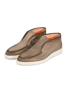 SANTONI: Зелёные туфли 