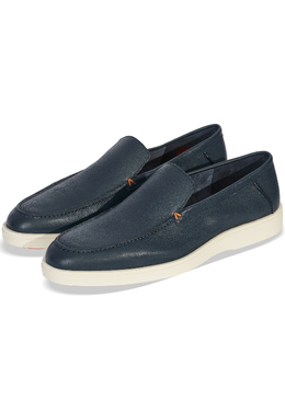 SANTONI: Синие туфли 