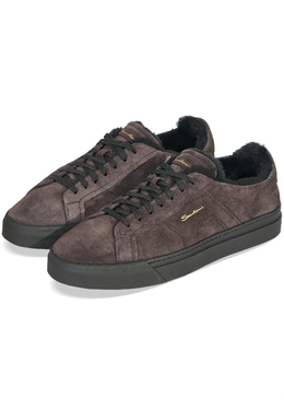 SANTONI: Коричневые кеды 