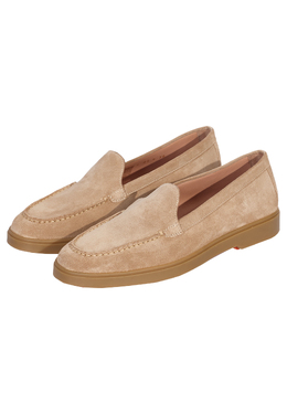 SANTONI: Бежевые лоферы 