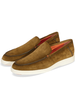 SANTONI: Зелёные туфли 