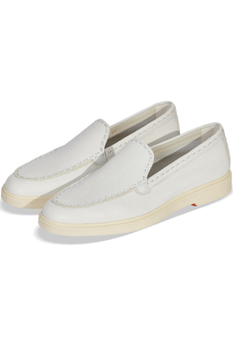 SANTONI: Белые лоферы 