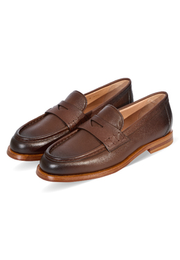 SANTONI: Коричневые лоферы 