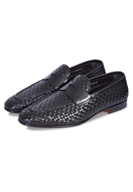 SANTONI: Чёрные туфли 