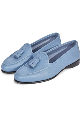 SANTONI: Голубые лоферы 