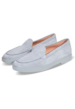 SANTONI: Голубые лоферы 