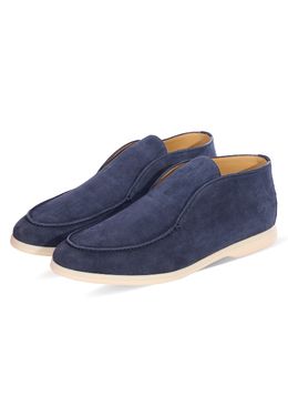 LORO PIANA: Синие лоферы 