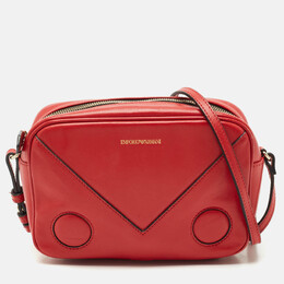 Emporio Armani: Красная сумка через плечо 