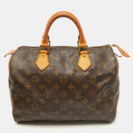 Louis Vuitton: Коричневая сумка  Speedy 30