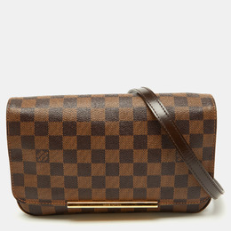Louis Vuitton: Коричневая сумка 