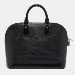 Louis Vuitton: Чёрная сумка  Épi
