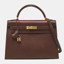 Hermes: Коричневая сумка  Kelly