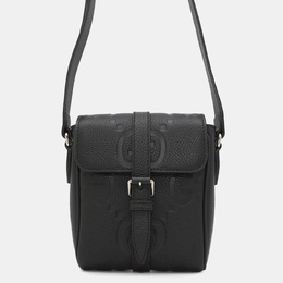 Gucci: Чёрная сумка  GG
