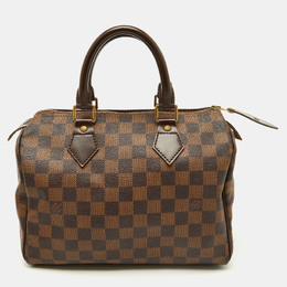 Louis Vuitton: Коричневая сумка  Speedy 25