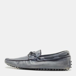 Tod's: Голубые туфли  Gommino