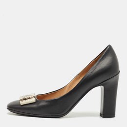 Salvatore Ferragamo: Чёрные туфли  Vara Bow