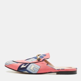 Gucci: Многоцветные сабо  Princetown
