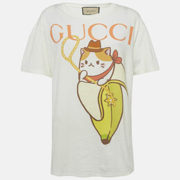 Gucci: Белая футболка 