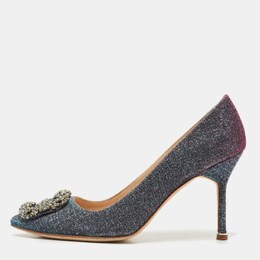 Manolo Blahnik: Многоцветные туфли  Hangisi