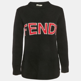 Fendi: Чёрный свитер 