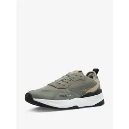 Fila: Кроссовки цвета хаки 