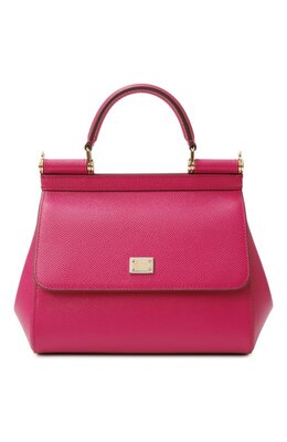 Dolce & Gabbana: Розовая сумка  Sicily Medium