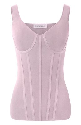 Nina Ricci: Топ из вискозы 