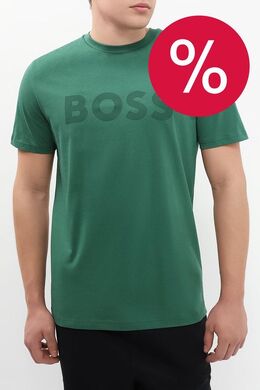BOSS: Хлопковая футболка 