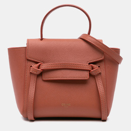 Celine: Оранжевая поясная сумка 