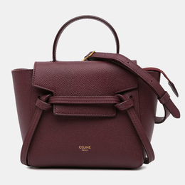 Celine: Красная поясная сумка 