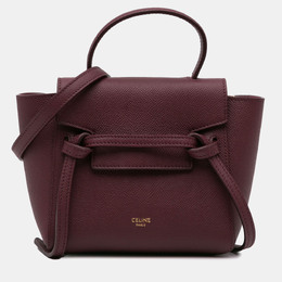 Celine: Красная поясная сумка 