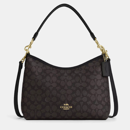 Coach: Коричневая сумка 