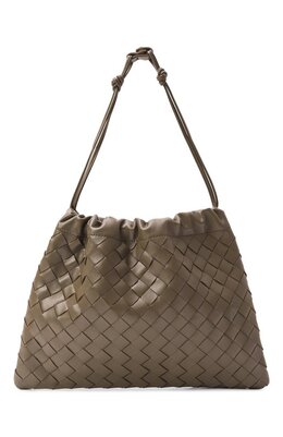 Bottega Veneta: Сумка цвета хаки 
