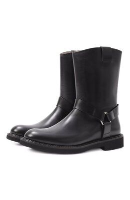 Kiton: Чёрные ботинки 
