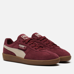 Puma: Бордовые кроссовки 
