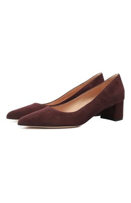 Gianvito Rossi: Бордовые туфли 