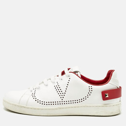 Valentino: Белые кроссовки  Rockstud