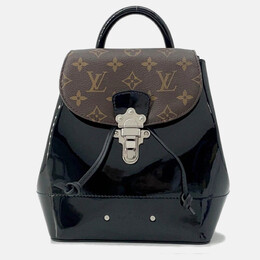Louis Vuitton: Чёрный рюкзак 
