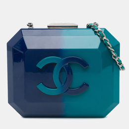 Chanel: Голубой клатч 