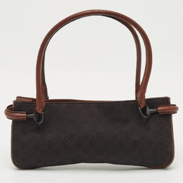 Gucci: Тёмная сумка  Horsebit