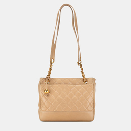 Chanel: Бежевая сумка 